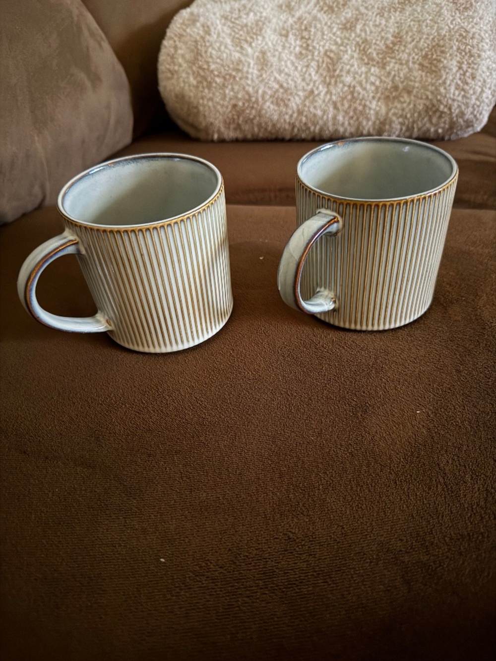 New ribbed coffee cups